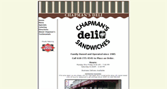 Desktop Screenshot of chapmansdeli.com